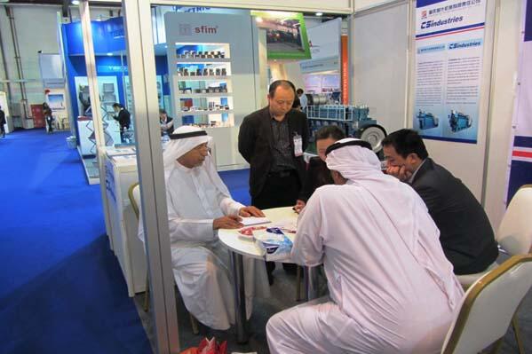 我司柴油机产品参加中东迪拜国际电力能源及照明展
